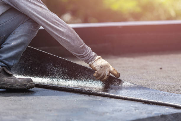 Professional Exterior Waterproofing technician working in Lewistown, IL